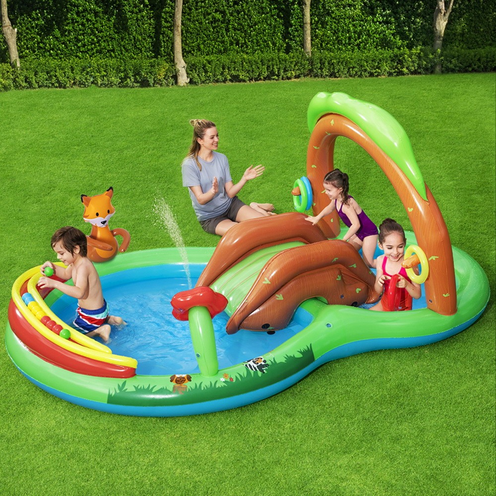 Bestway Inflatable Swimming Pool Friendly Woods Pool & Water Baby