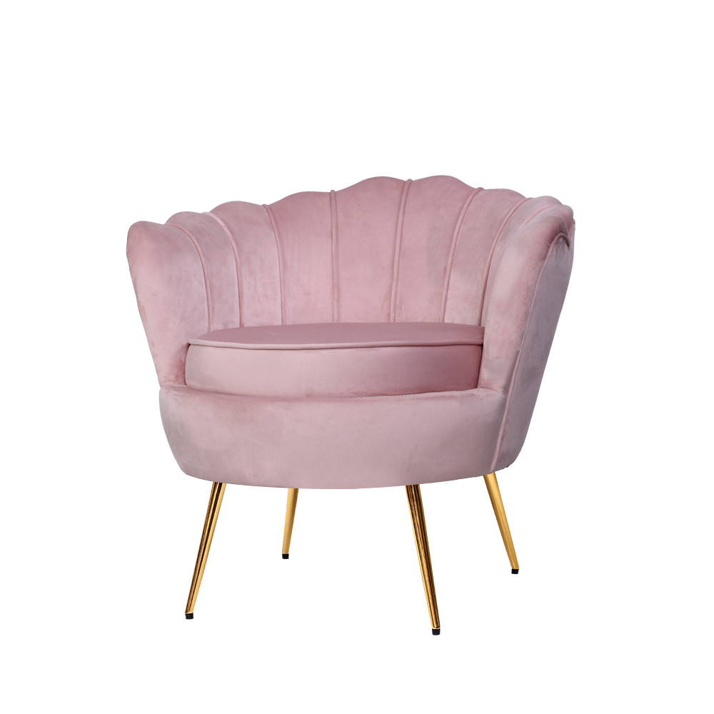 B&m hannah store velvet chair