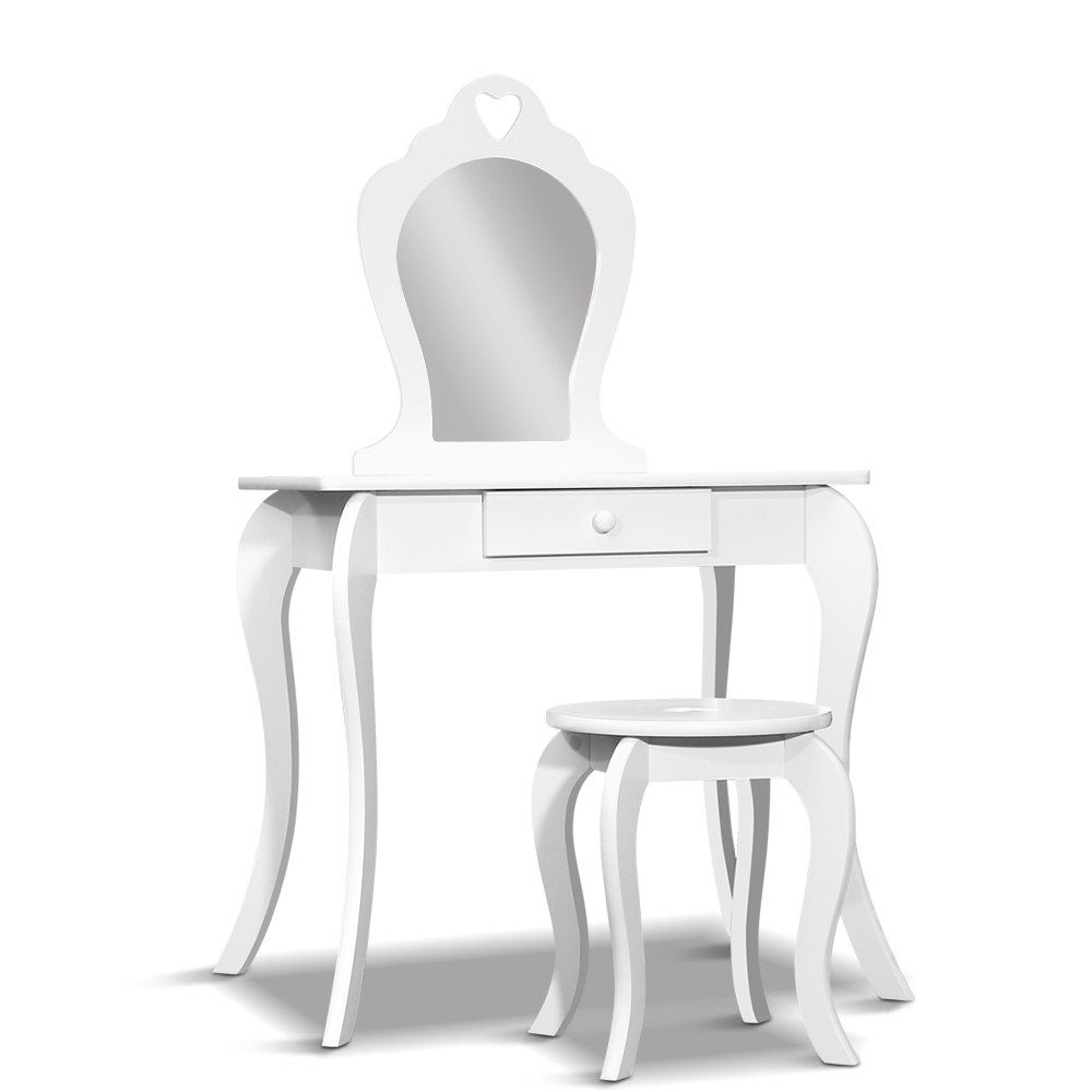 keezi-kids-dressing-table-stool-set-white-baby-bunting-au