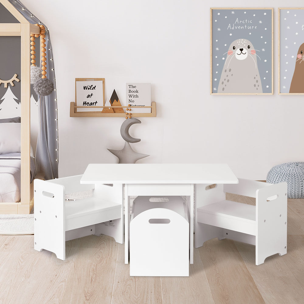 Baby bunting kids store table and chairs