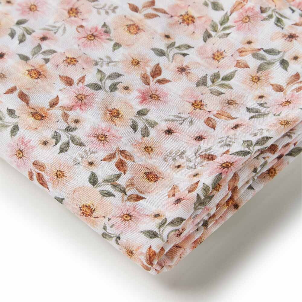 Floral hotsell muslin wrap