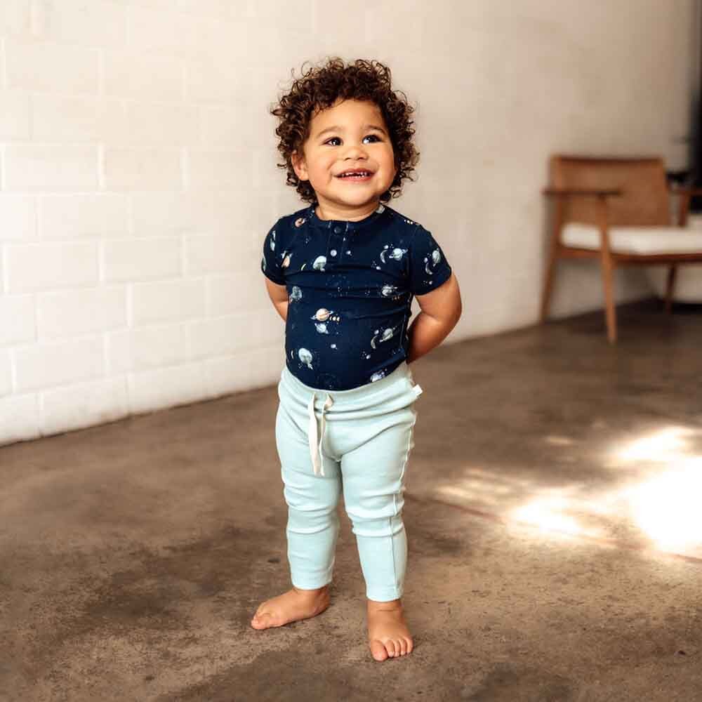 Snuggle Hunny Sage Organic Pants | Baby Bunting AU