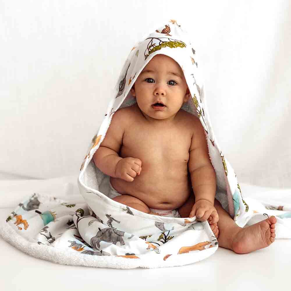 Baby bunting 2025 hooded towel