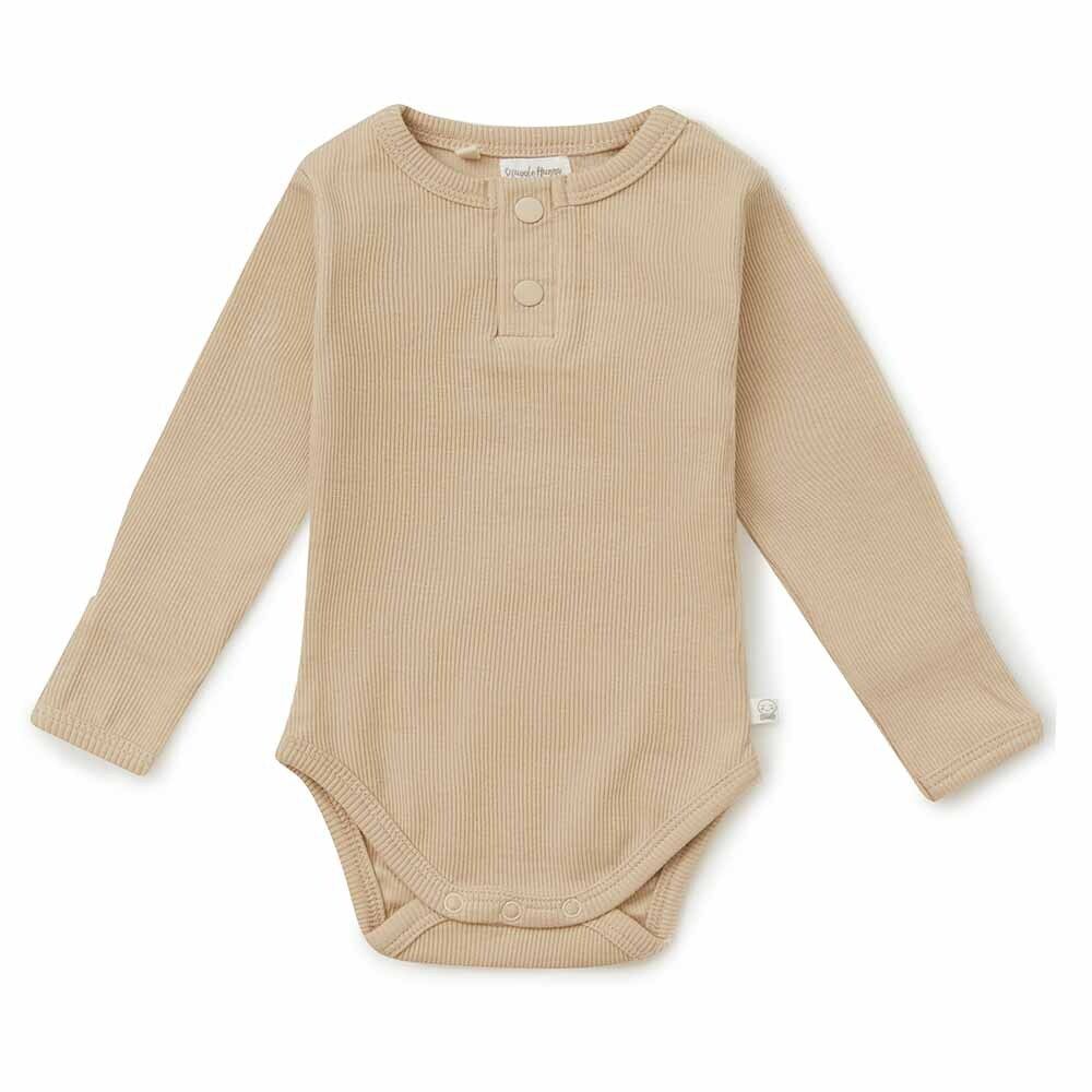 Snuggle Hunny Pebble Long Sleeve Organic Bodysuit | Bodysuits | Baby ...