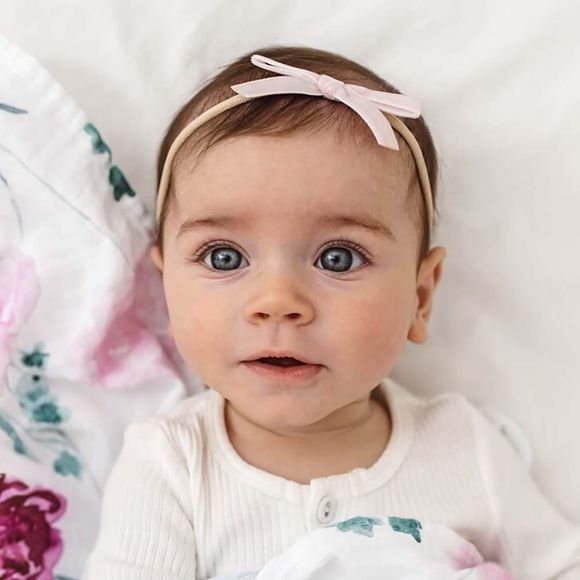 Snuggle Hunny Lullaby Pink Velvet Bow