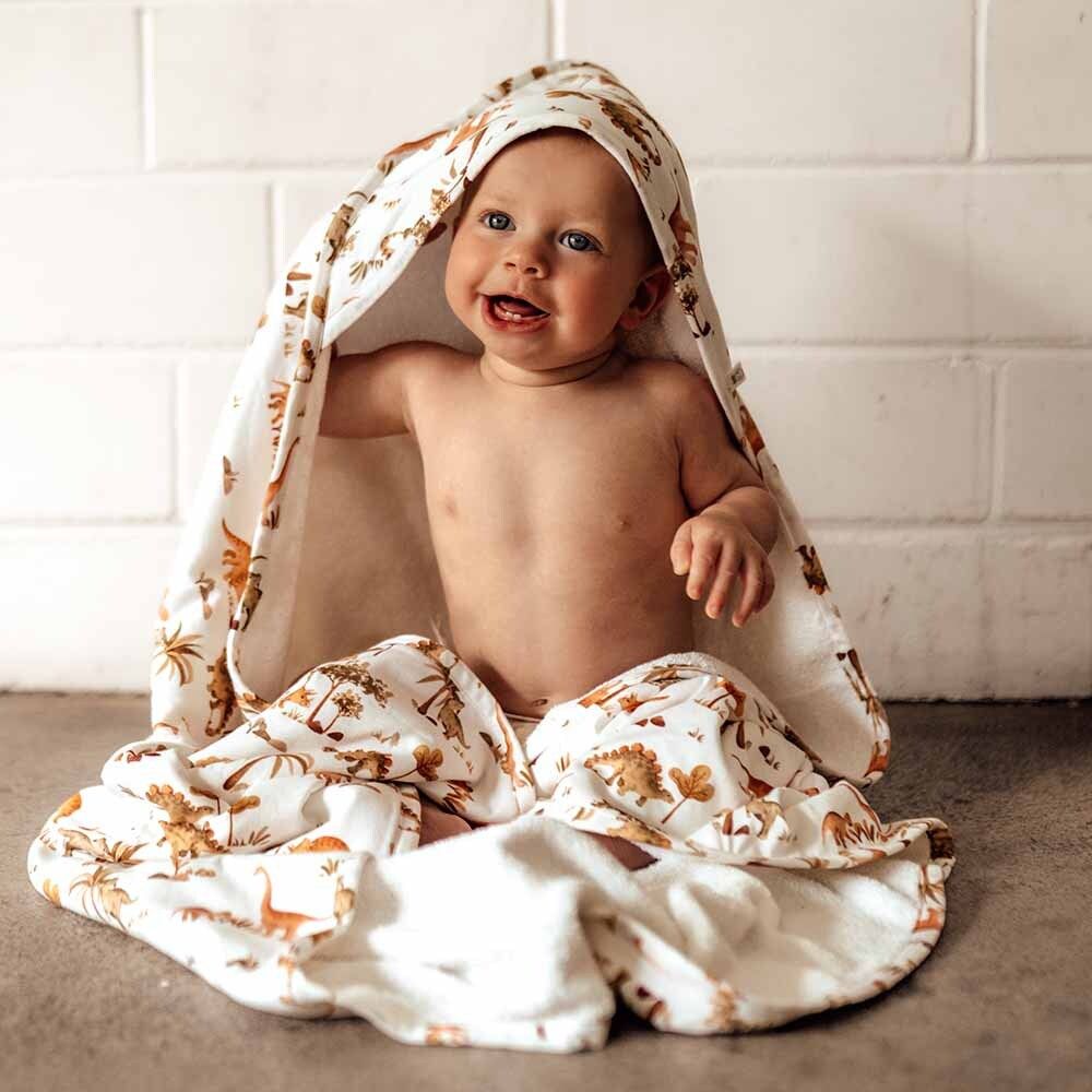 Dino hooded online towel