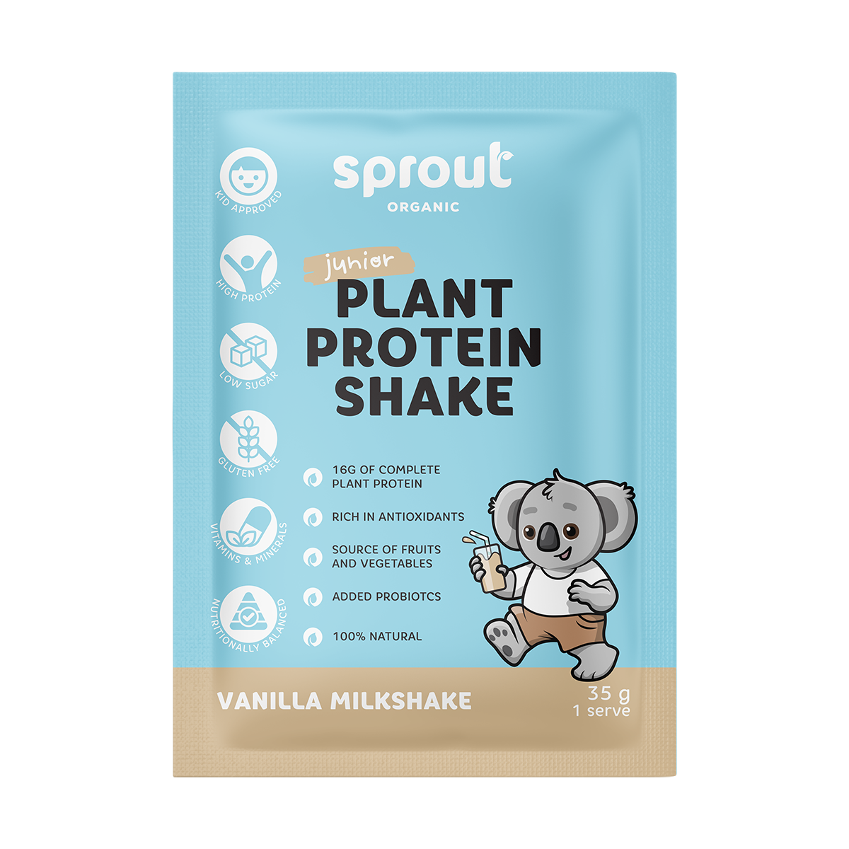 Junior Plant Protein Shake, 660g, Sprout Organic, Aus – Common Goods