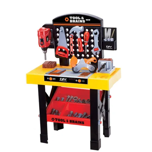 Children's Tool Workbench Playset with Toy Tools Accessories