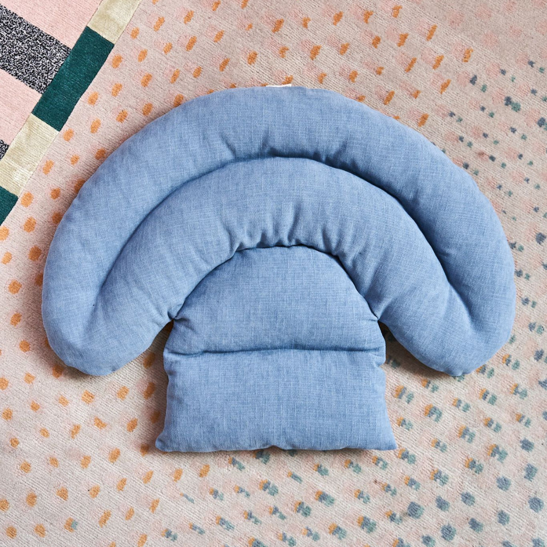 Roly Poly Cushion for Chair Denim Furniture Accessories Baby