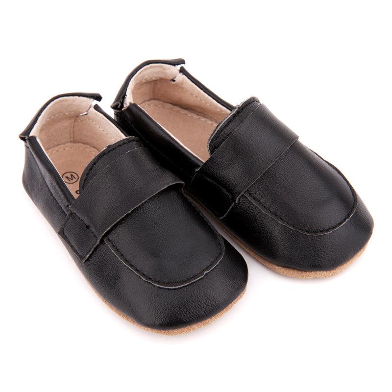 Baby 2025 black loafers