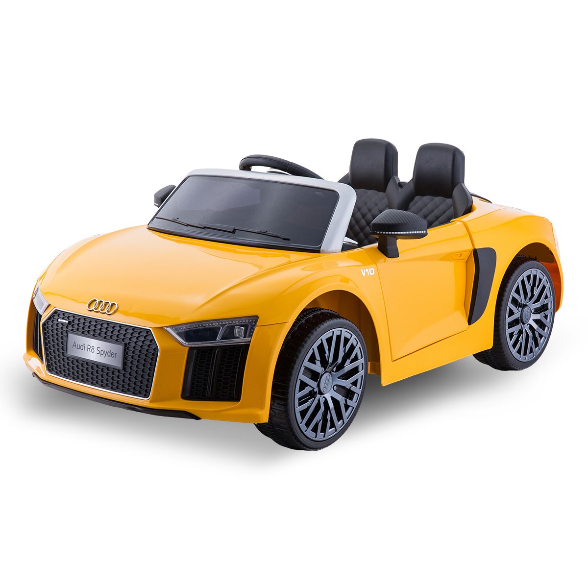 R8 Spyder Audi Licensed Kids Electric Ride On Car Yellow | Vehicles ...