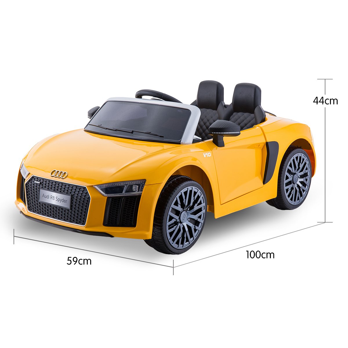 Audi R8 Spyder V10 イエロー ミニカー Audi R8 Spyder V10 イエロー 自動車