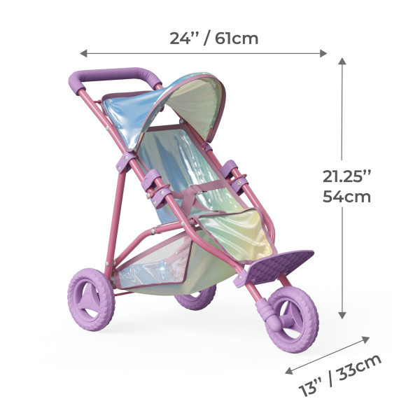 Olivia's Little World Magical Dreamland Baby Doll Jogging Stroller