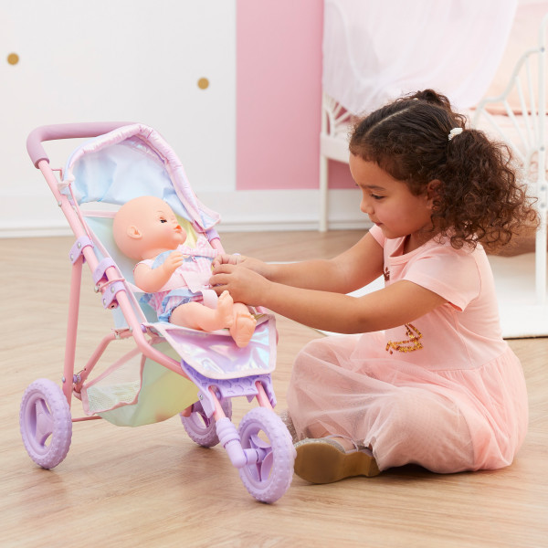 Olivia's Little World Magical Dreamland Baby Doll Jogging Stroller