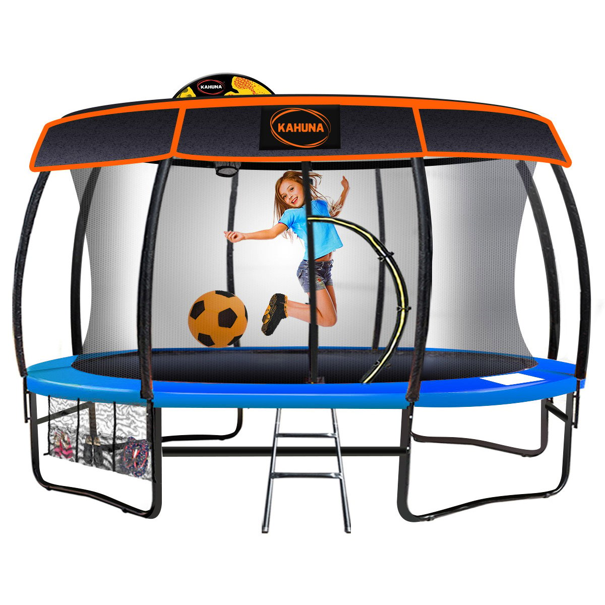 Free spring outlet trampoline