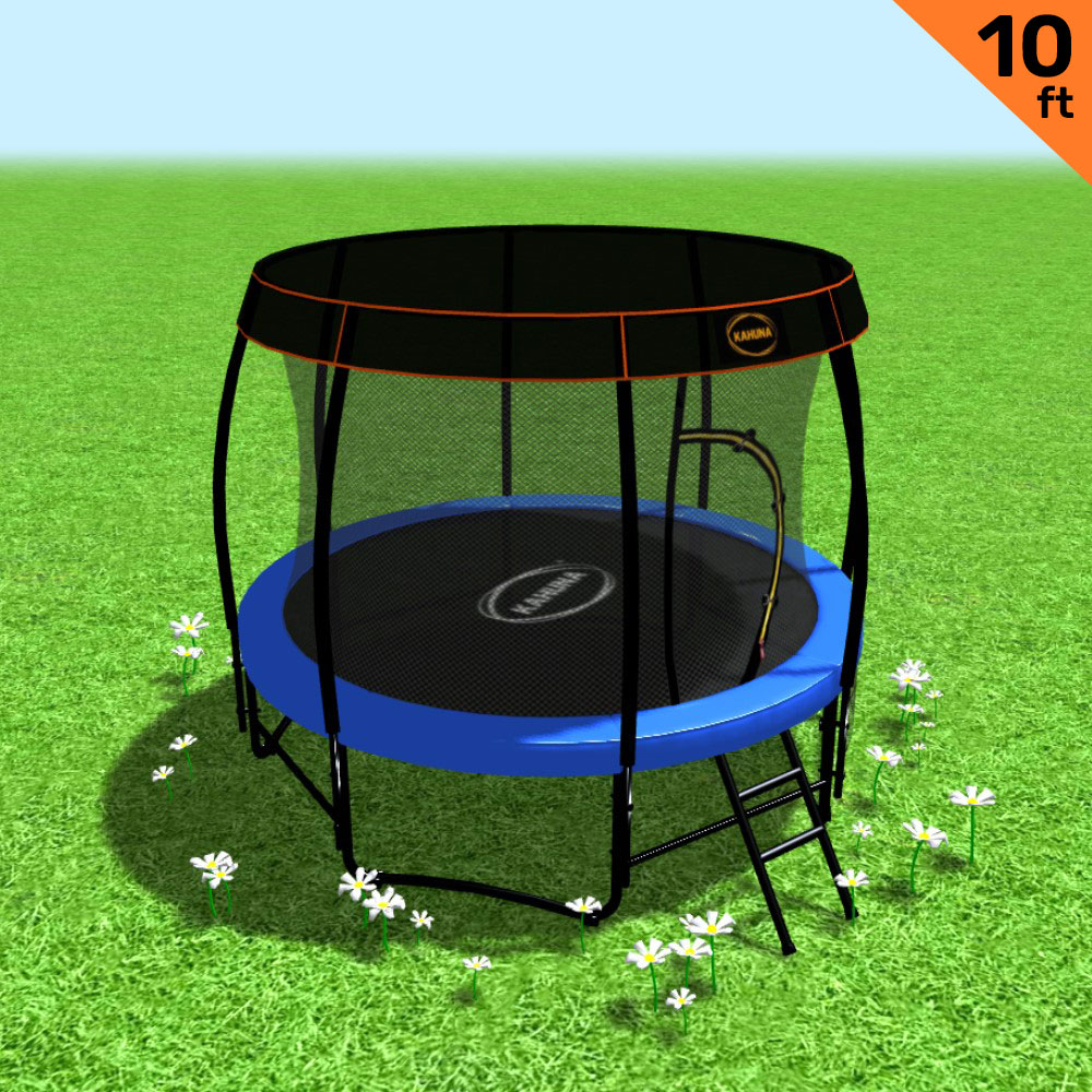 Kahuna Trampoline 10 ft Roof Blue Trampolines Baby Bunting AU