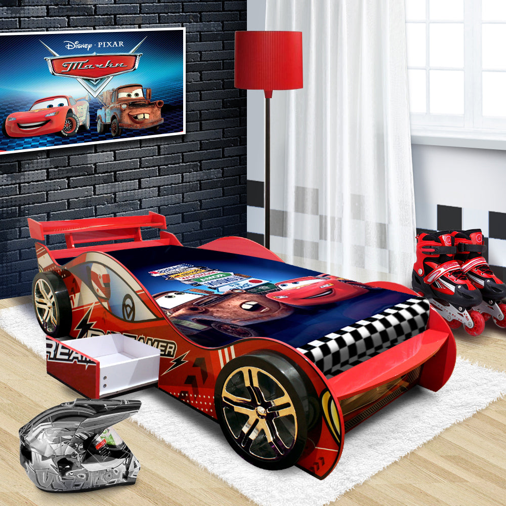 Kids car bed on sale set