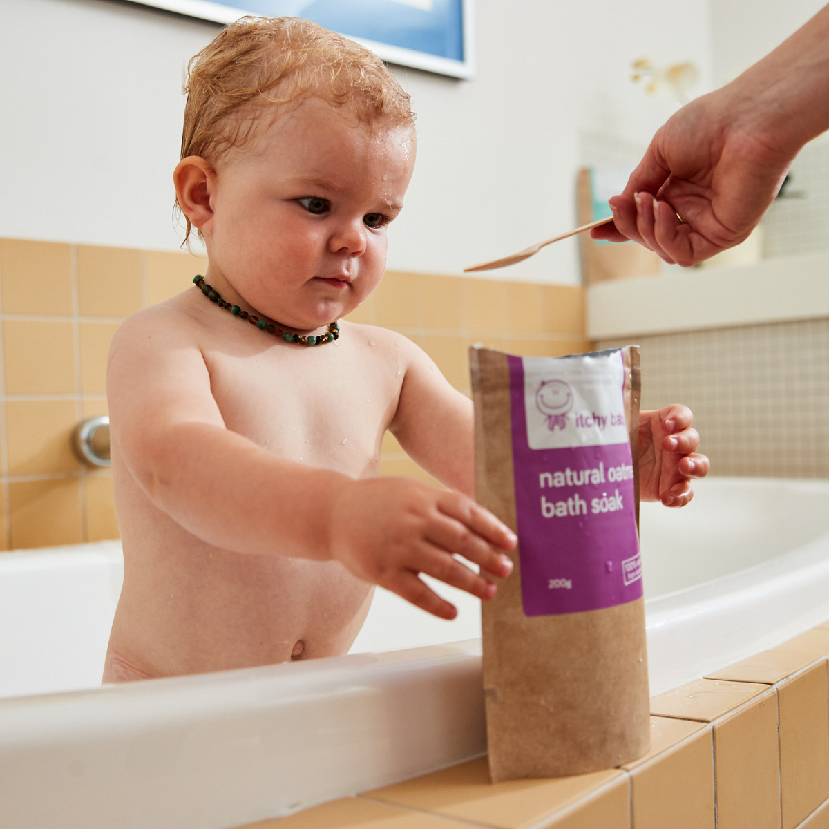 Itchy Baby Co Natural Baby Oatmeal Bath Soak 200g Bathtime Baby
