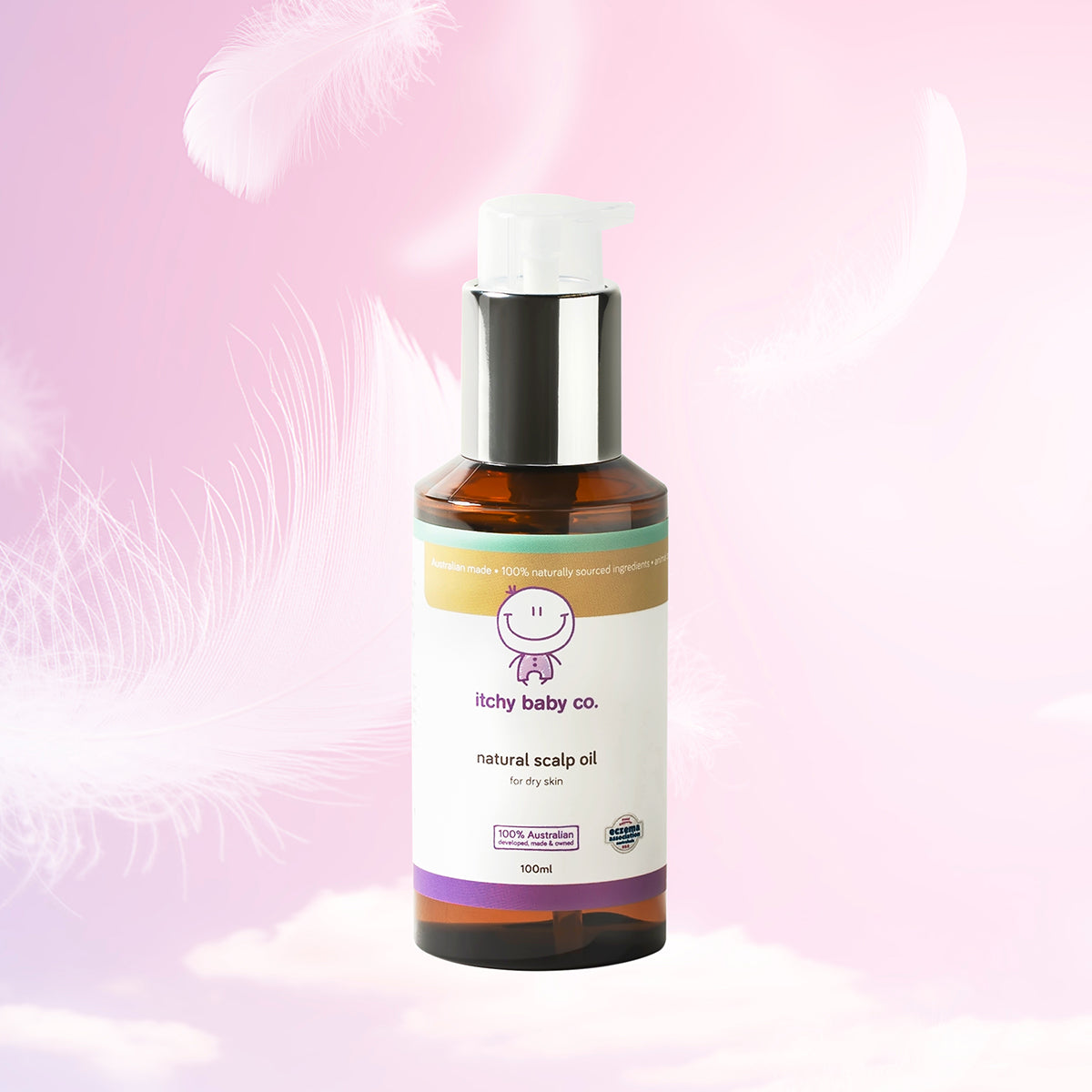 Itchy Baby Co. Natural Baby Dry Scalp Oil 100ml Skincare Baby