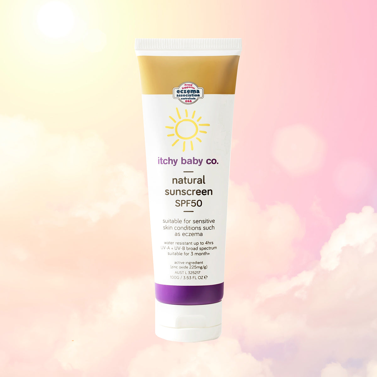 Itchy Baby Co. Natural Baby Sunscreen SPF50 100g Skincare Baby