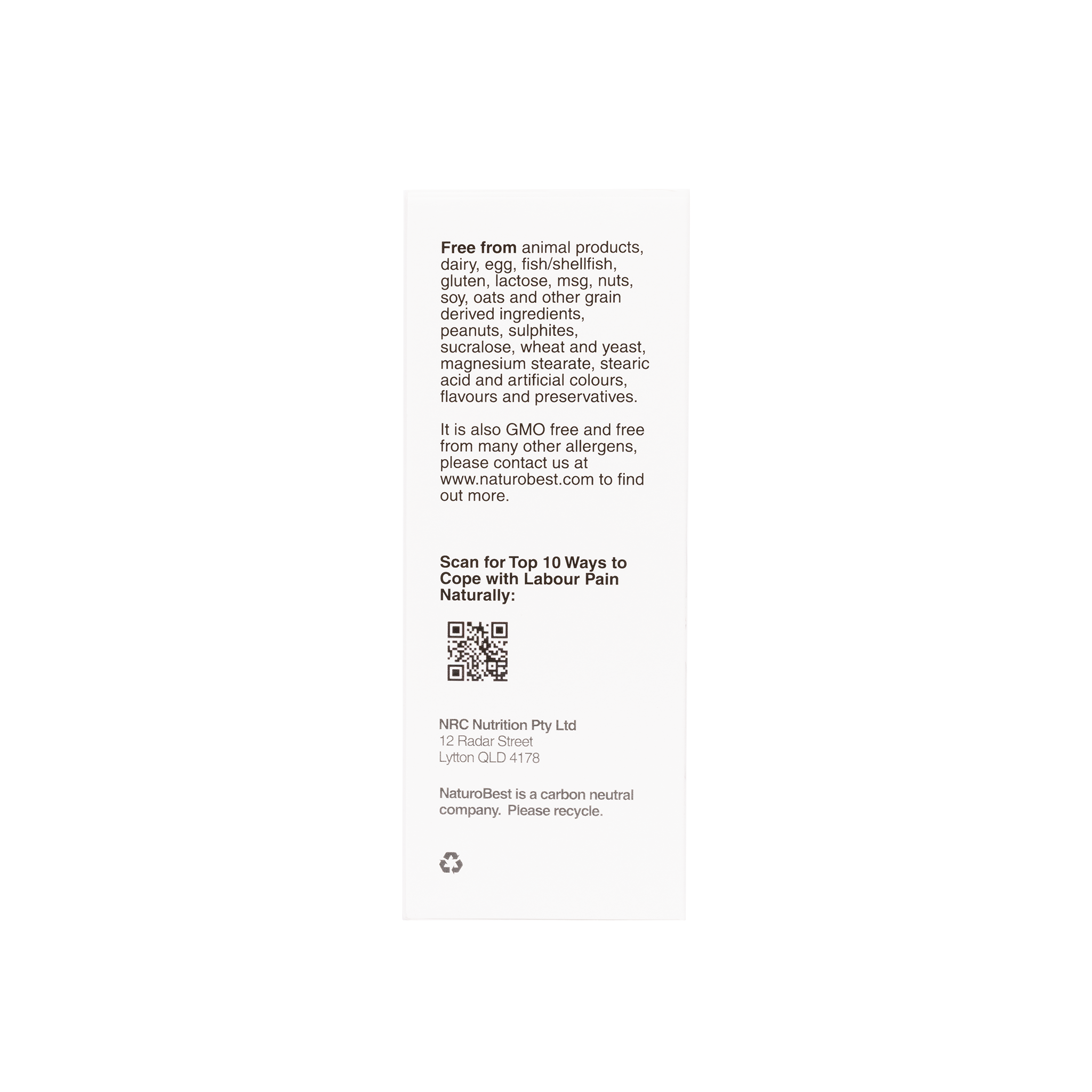 NaturoBest Prenatal Trimester 2 & 3 Plus Breastfeeding Vitamins 60 Capsules Vitamins Baby