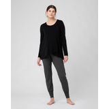 Organic Jersey Flare Pant - Black