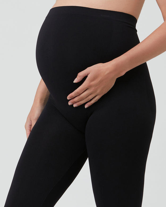 Ripe Maternity Seamless Support Legging Black | Postnatal | Baby Bunting AU