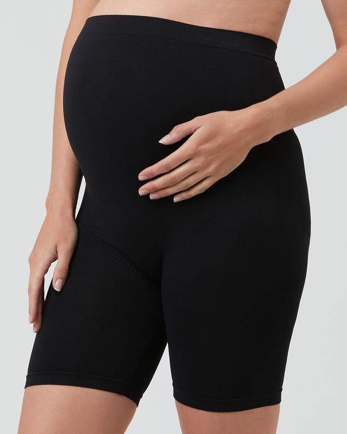 Ripe Maternity Seamless Support Shorts Black | Underwear | Baby Bunting AU