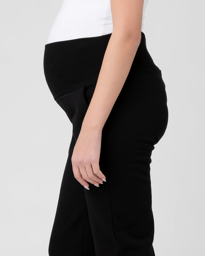 Ripe Maternity Taylor Over Tummy Joggers Black Baby Bunting AU