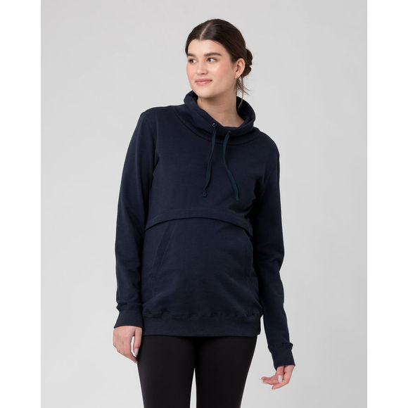 Ripe Maternity Joey Nursing Jumper Navy