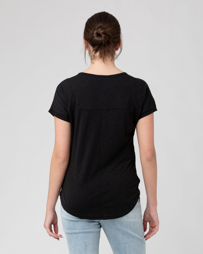 Ripe Maternity Jaiden Tee Black | Postnatal | Baby Bunting AU