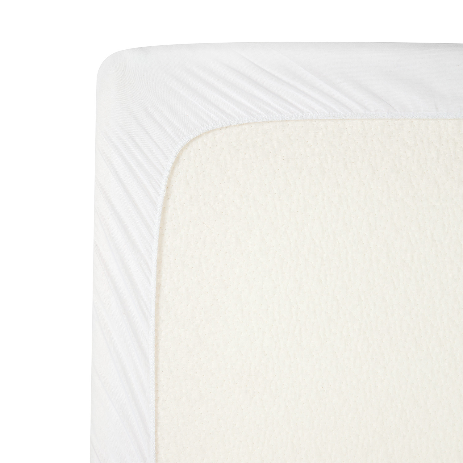 Clevamama Brushed Cotton Fitted Waterproof Mattress Protector Cot 60