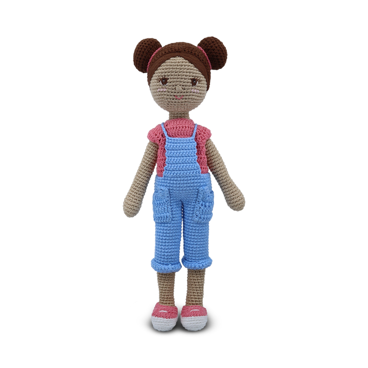 Snuggle Buddies Snuggle Sisters, Sofia Overall Doll