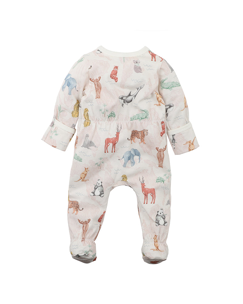 Bebe Scout Zip Onesie Animal Baby Onesies Baby Bunting AU