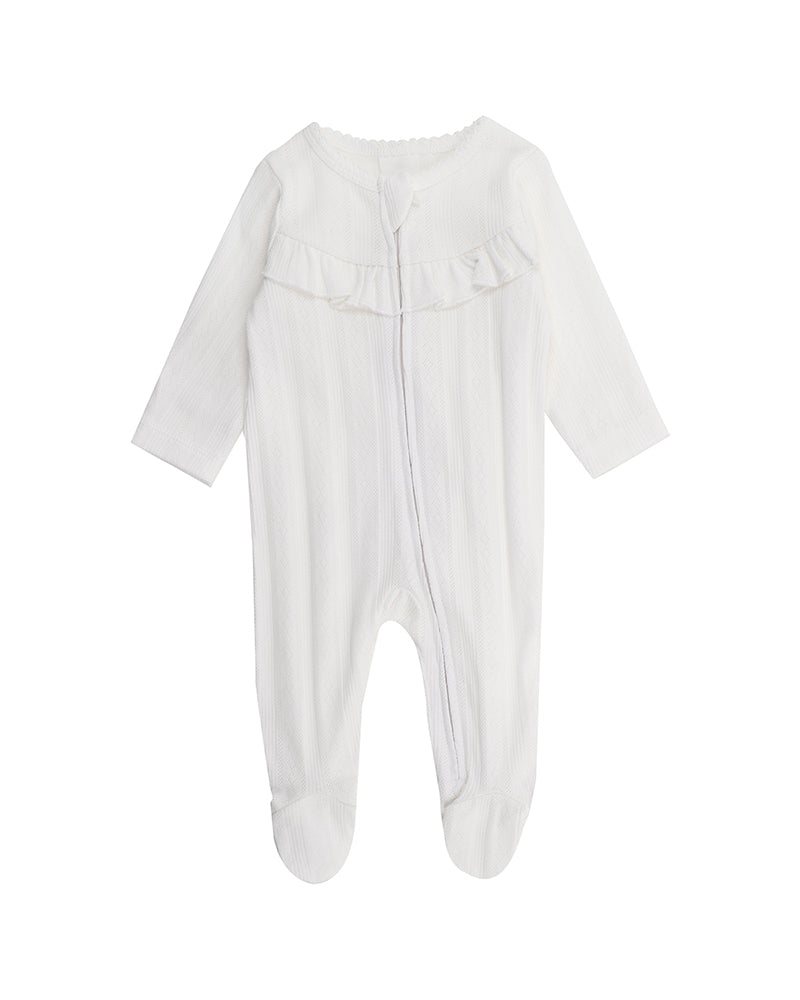 White Label Pointelle Onesie Cloud Baby Onesies Baby Bunting AU