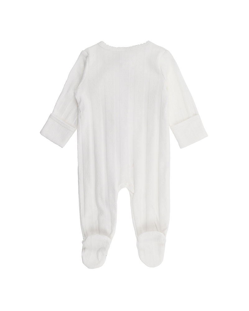 White Label Pointelle Onesie Cloud Baby Onesies Baby Bunting AU