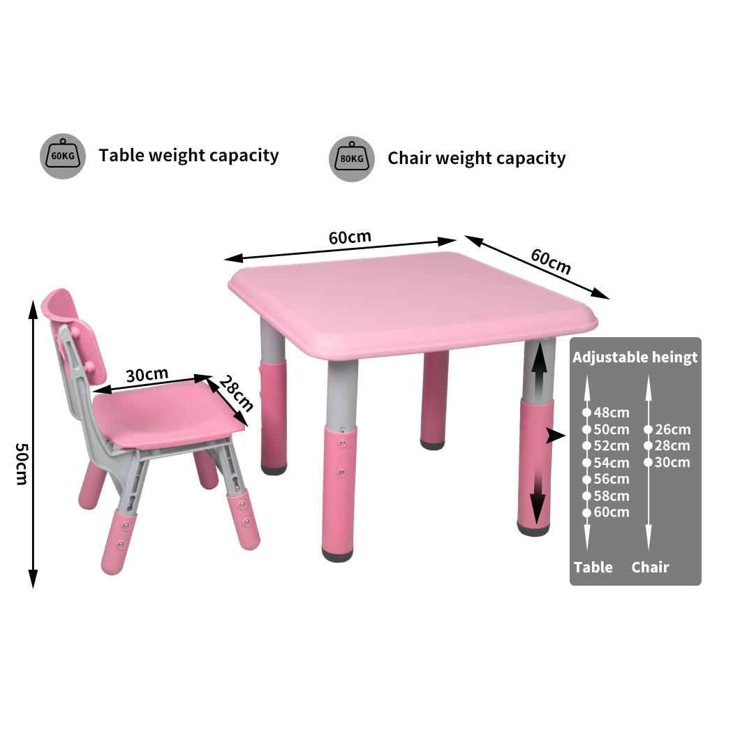 Kids table and store chairs baby bunting