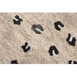 Candice Beige Leopard Animal Pattern Rug