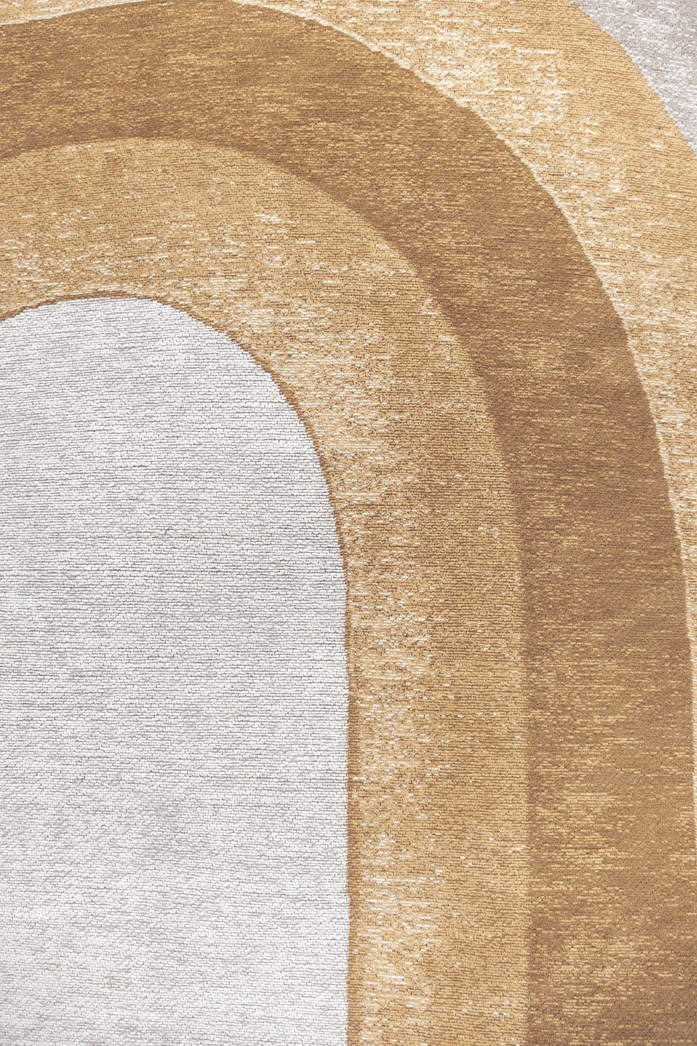 Miss Amara Blake Orange Rainbow Round Rug Play Mats & Rugs Baby