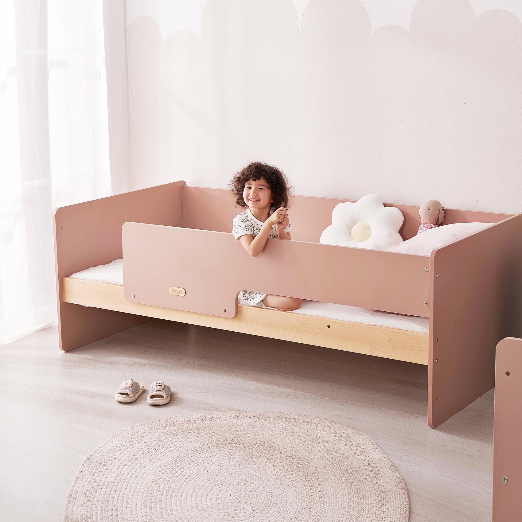 Boori Neat Single Bunk Bed Barley and Almond Beds Baby Bunting AU