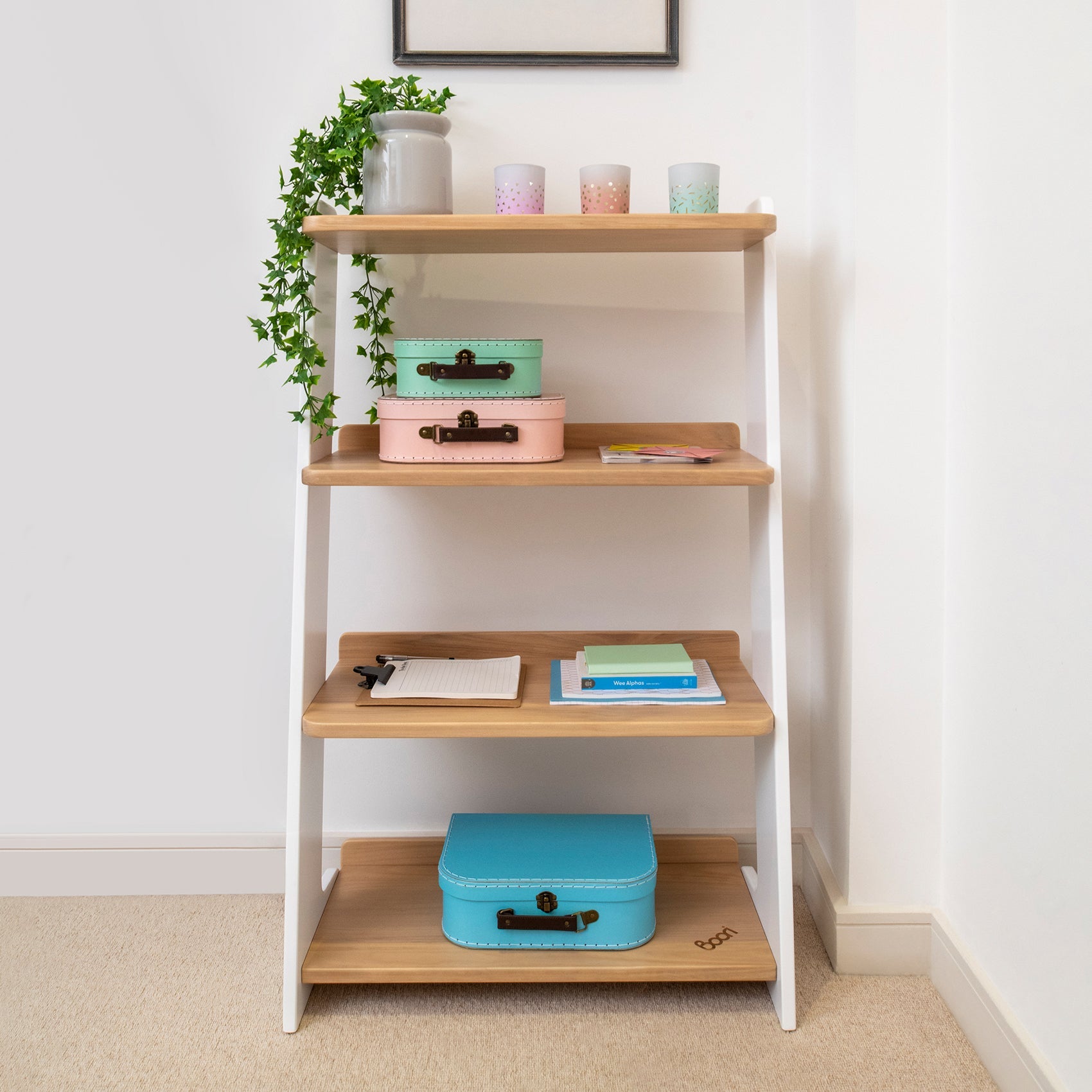 Boori Oslo Bookshelf Cherry and Almond Bookcases Baby Bunting AU