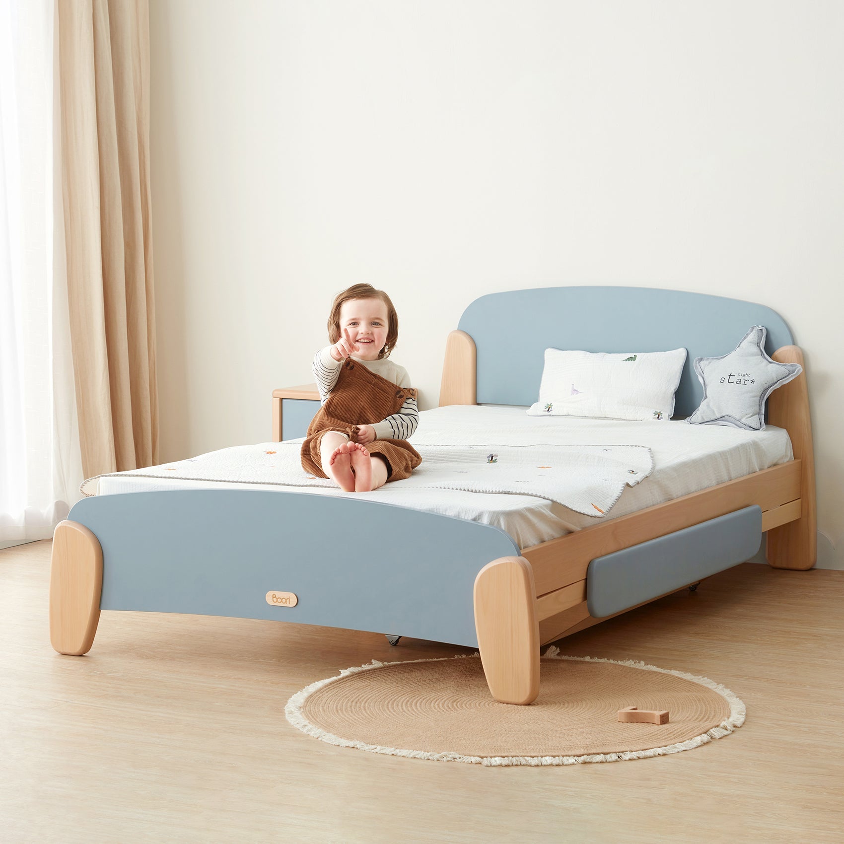 Boori Sunshine King Single Bed - Blueberry and Almond | Beds | Baby ...