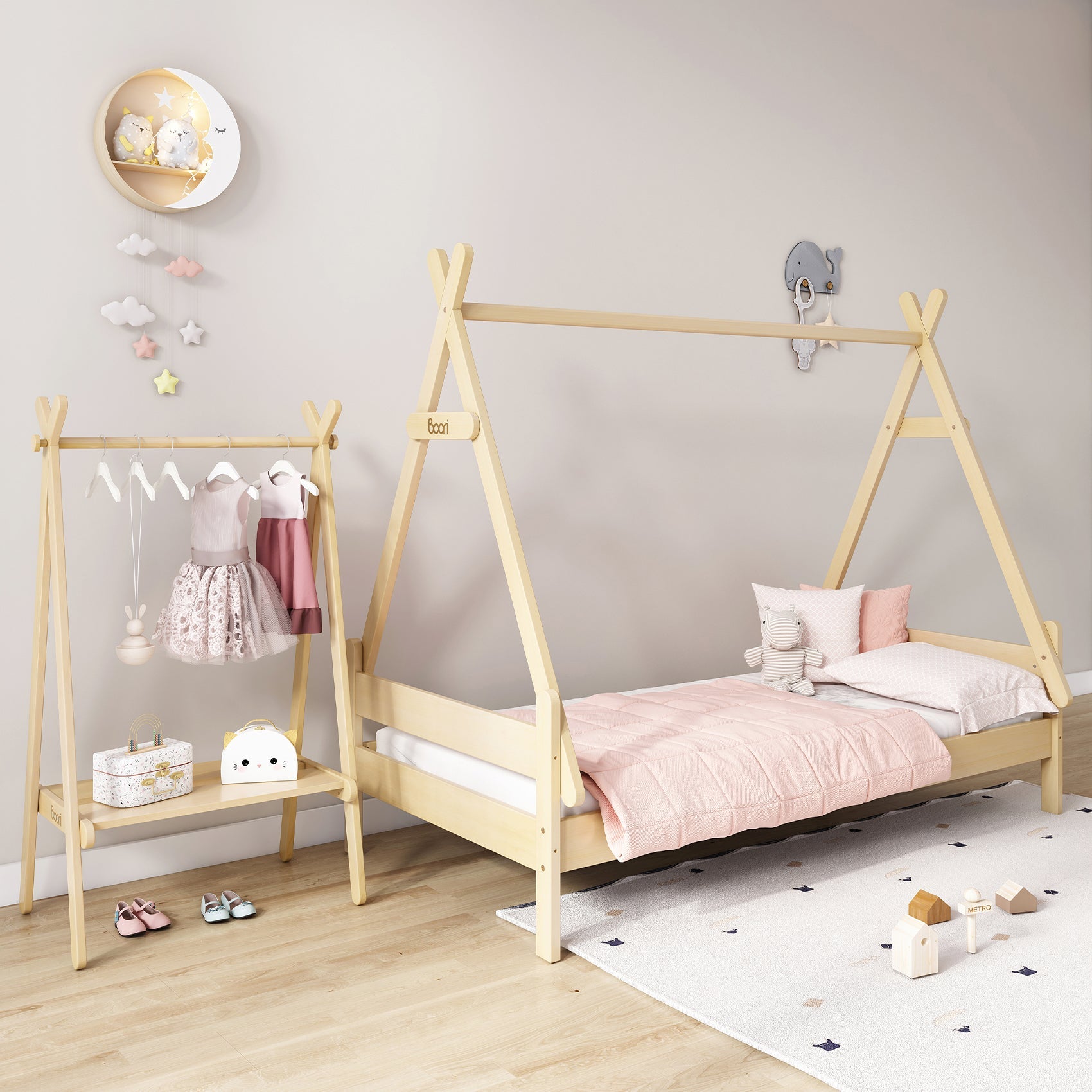 Boori Forest Teepee Single Bed Almond Beds Baby Bunting AU