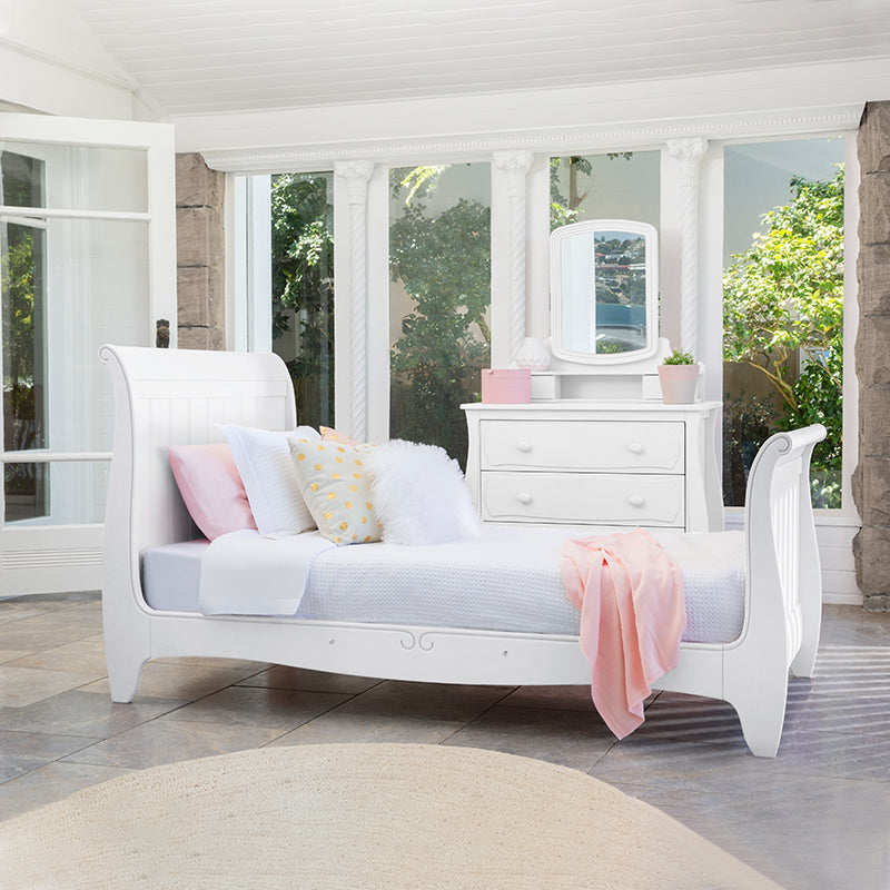 Boori Sleigh King Single Bed Blossom Beds Baby Bunting AU