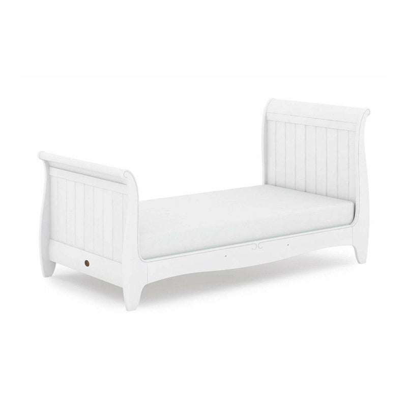 Boori Sleigh King Single Bed Barley White Beds Baby Bunting AU