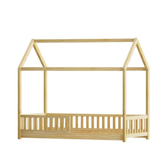 Artiss Rock Wooden Bed Frame Single Size - Oak