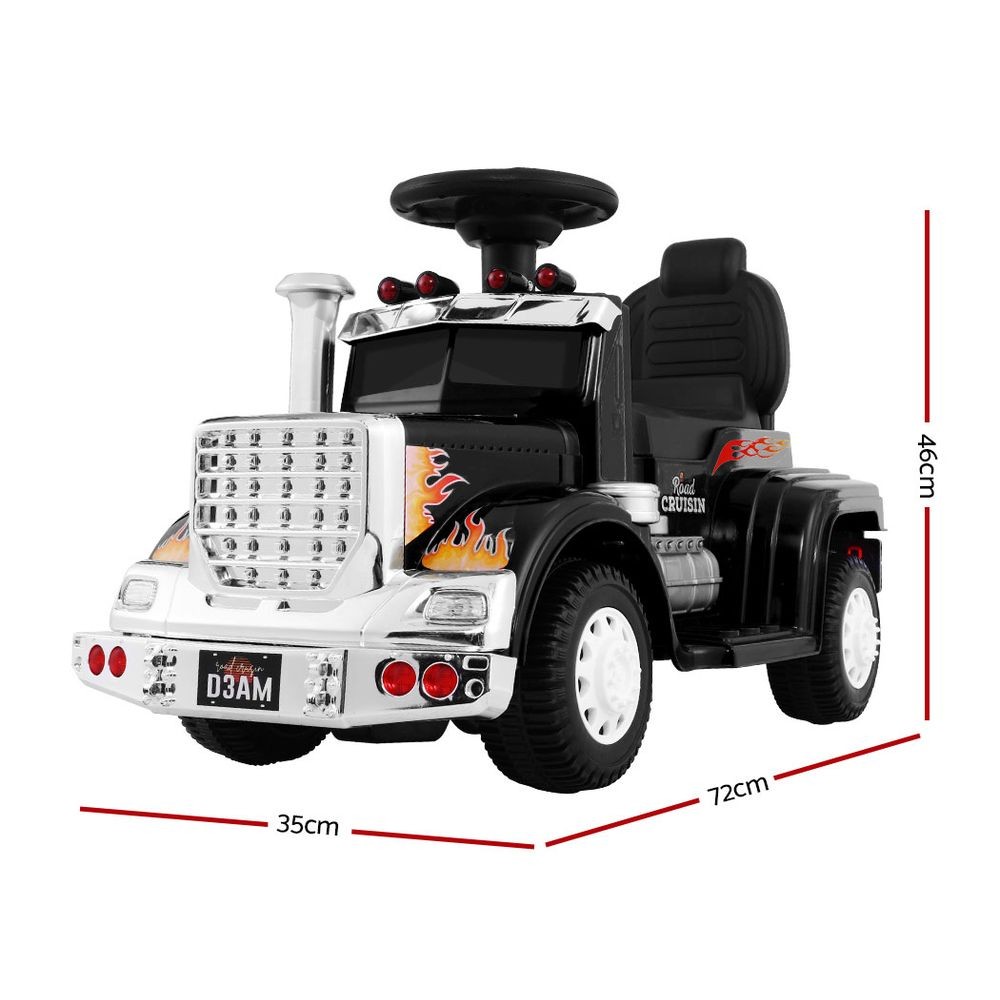 Rigo Ride On Truck Car Kids Toy - Black
