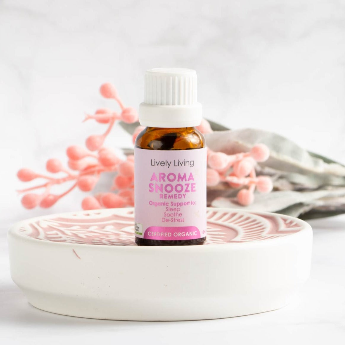 Lively Living Aroma Snooze Organic Essential Oil 15ml Humidifiers