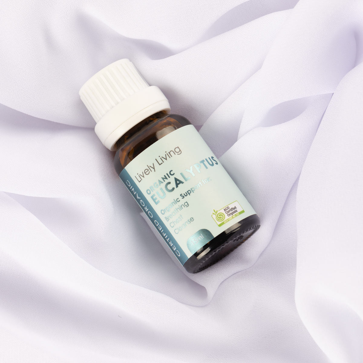 Lively Living Eucalyptus Organic Essential Oil 15ml Humidifiers