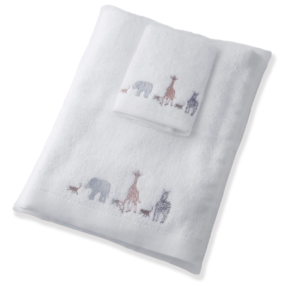 Jiggle & Giggle Baby Cotton Bath Towel & Face Washer with Organza Bag